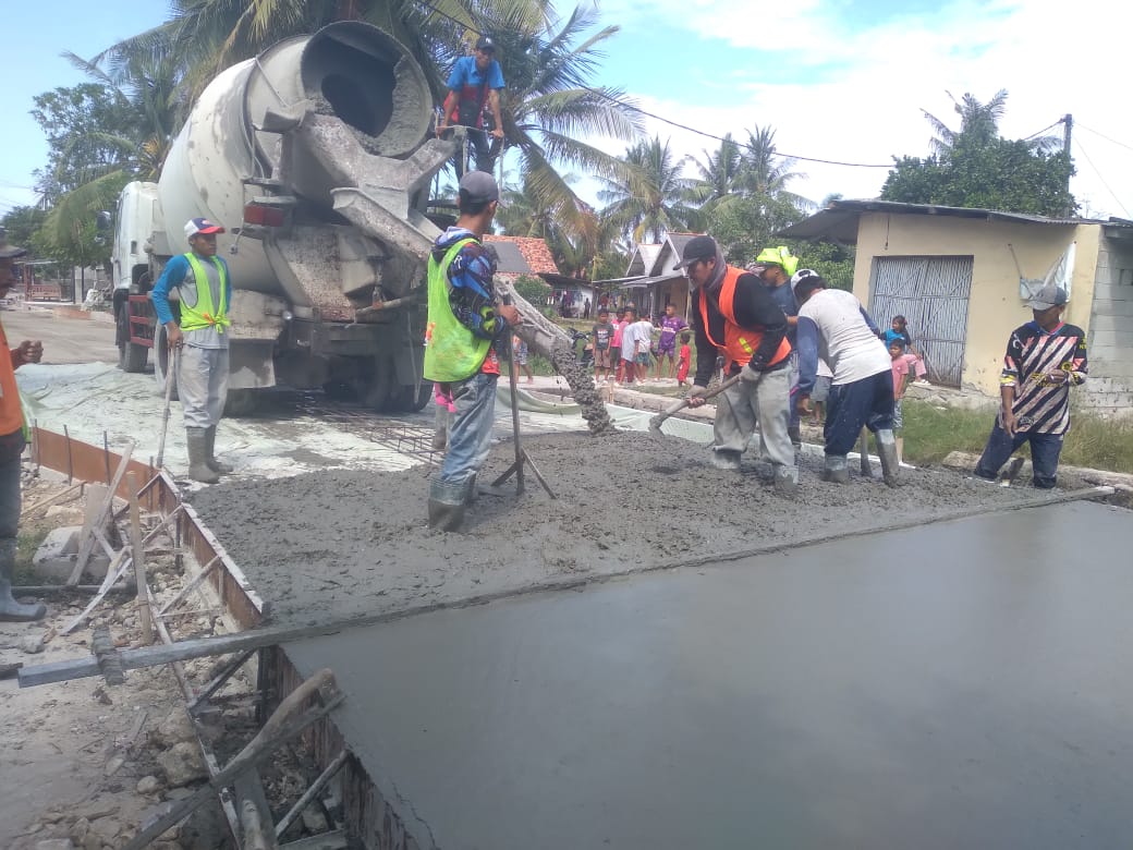 Pengawasan 1 Pembangunan/Peningkatan PSU Kawasan Permukiman Kec.Rantau Pulung 4