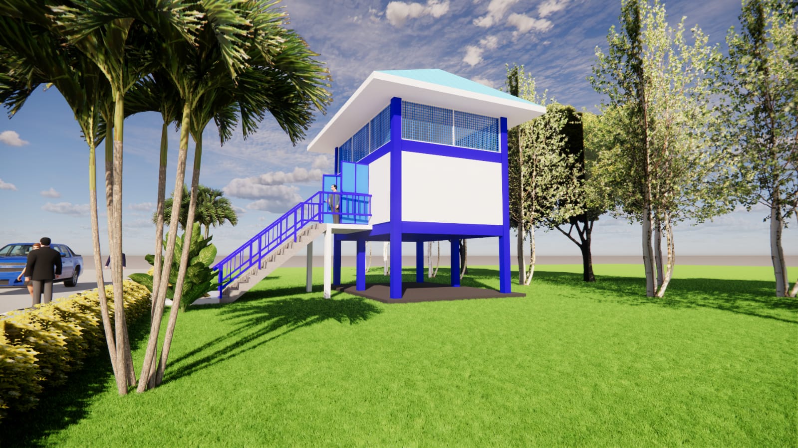 Perencanaan Rumah Genset Pelabuhan Long Melaham  Mahakam Hulu