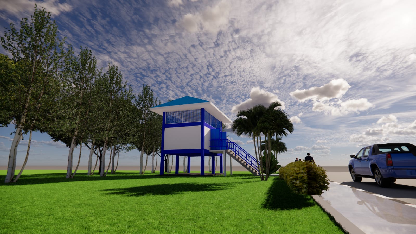 Perencanaan Rumah Genset Pelabuhan Long Melaham  Mahakam Hulu